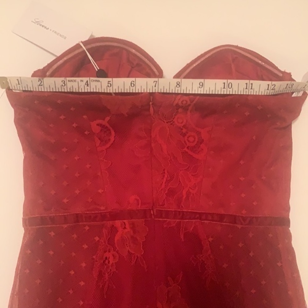 Lovers + Friends Red Strapless Sheath Mini Dress - Picture 11 of 13